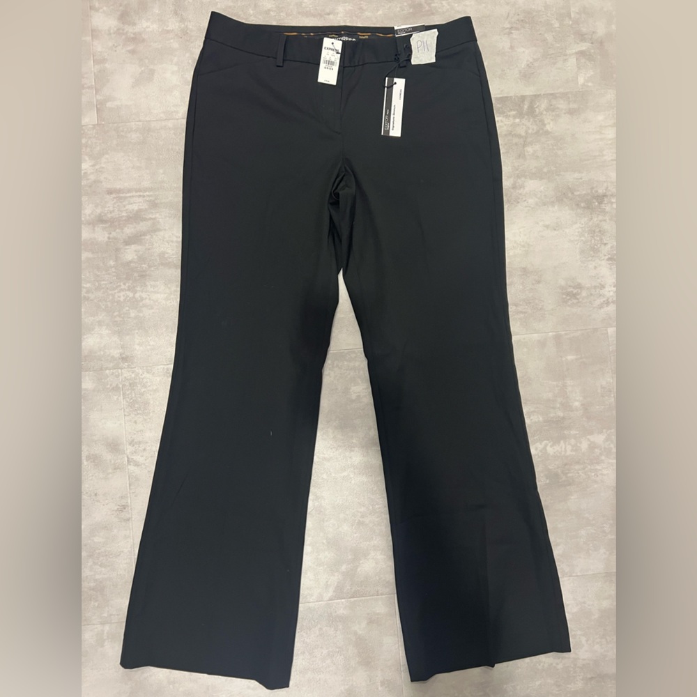 NWT Express woman’s Editor Original Flare Black Dress Pant